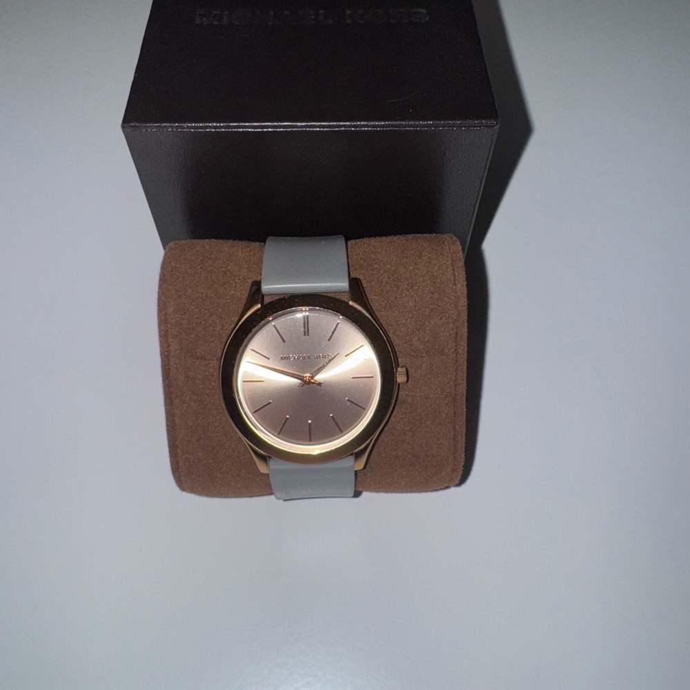 Michael Kors Rose Gold Dial with Gray Band